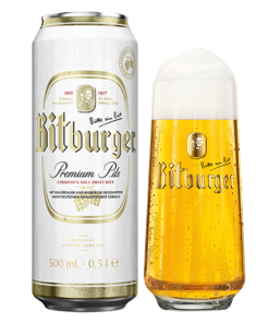 Bia Bitburger Premium Pils 5% – Thùng 24 lon 500ml
