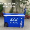 Thùng Đá Giữ Nhiệt 1664 Blanc - Thùng 60L (Có Bánh Xe Kéo)