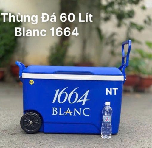 Thùng Đá Giữ Nhiệt 1664 Blanc - Thùng 60L (Có Bánh Xe Kéo)