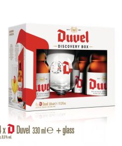 Gift Pack Bia Duvel Blond 8.5% – 4 Chai 330ml + 1 Ly