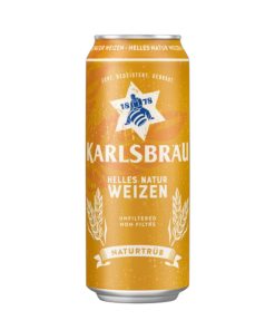 Bia Đức Karlsbrau Helles Natur Weizen 5.2% – Thùng 24 lon 500ml