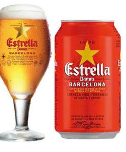 Bia Estrella Damm 4.6% – Thùng 24 Lon 330ml (Tây Ban Nha)