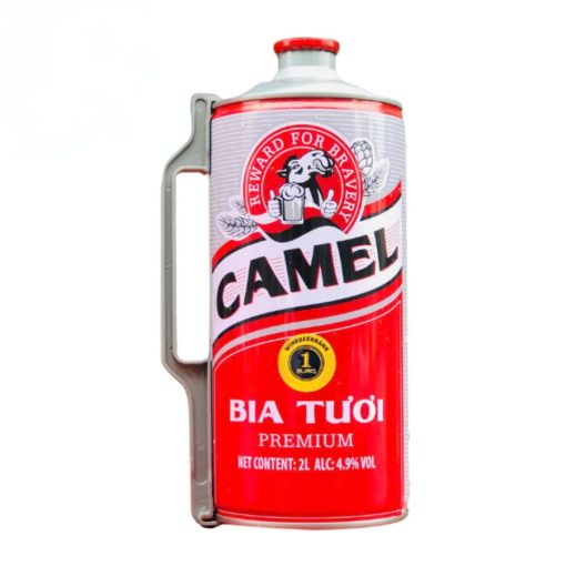 Bia Camel Premium 4.9% -  Thùng 4 Bình 2L