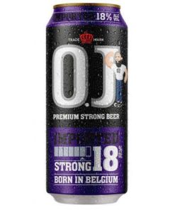 Bia OJ Premium Strong 18% – Thùng 24 Lon 500ml
