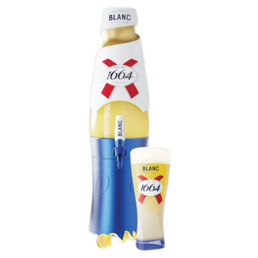 Tháp Bia Blanc 1664 - Bình 3L (Mẫu Mới)