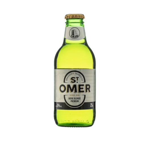 Bia Pháp St. Omer 5%  – Thùng 24 Chai 250ml