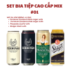 Set Bia Tiệp Cao Cấp Mix #01 - Thùng 24 Lon 500ml