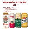 Set Bia Tiệp Cao Cấp Mix #02 - Thùng 24 Lon 500ml