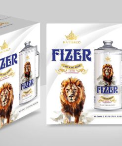 Bia Tươi Hathaco Fizer Lion Beer 5.2%-  Thùng 4 Bình 2L