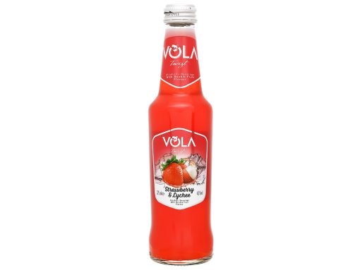 Cocktail Vola Strawberry & Lychee 4.5% - Thùng 12 Chai 275ml