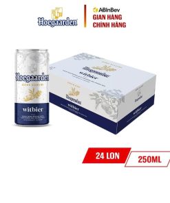 Bia Hoegaarden White 4.9% - Thùng 24 Lon 250ml