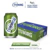 Bia Tuborg Green 4.6% – Thùng 24 Lon 330ml (Date: 02/26)
