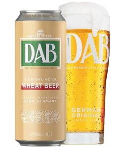 Bia Đức DAB Wheat Beer 4.8%  – Thùng 24 Lon 500ml