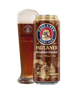 Bia Đức Paulaner Weibbier Dunkel 5.3% – Thùng 24 Lon 500ml
