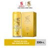 Bia SaiGon Gold 5% - Thùng 18 Lon 330ml