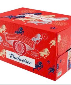 Bia Budweiser Aluminum Xuân 5% (Tết 2026) - Thùng 24 Chai Nhôm 355ml