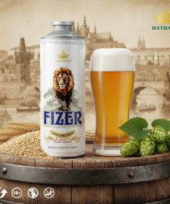 Bia Tươi Hathaco Fizer Lion 5.2% -  Thùng 8 Bình 1L