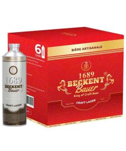 Bia 1689 Beckent Bauer Craft 4.6% – Thùng 6 Bình 1L