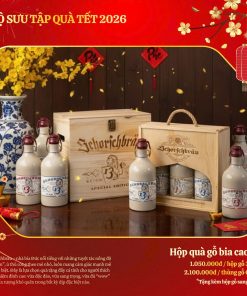 Alternative view of Hộp Quà Gỗ Bia Sứ Đức Schorsch Bock Mix  - Thùng 6 Chai 500ml