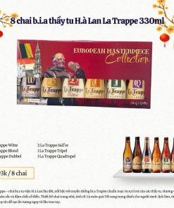 Hộp Quà Bia Thầy Tu Hà Lan La Trappe - 8 Chai 330ml