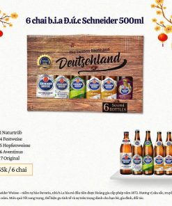 Hộp Quà Bia Đức Schneider - 6 Chai 500ml