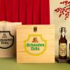 Hộp Quà Gỗ Bia Đức Schwaben Bräu Das Helle 5% – 12 Chai 500ml