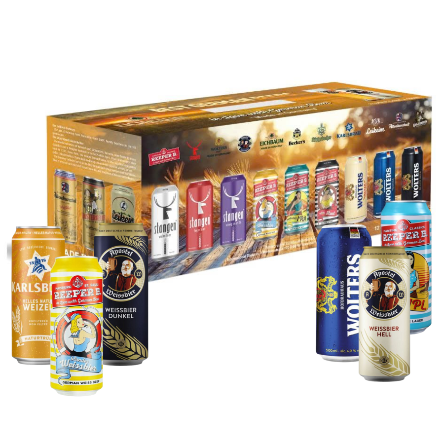 Hộp Quà Bia Đức Cao Cấp Mix (Random) – Set 12 Lon 500ml - Ảnh 3