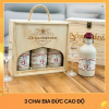 Hộp Quà Gỗ Bia Sứ Đức Schorsch 13% – Hộp 3 Chai 500ml