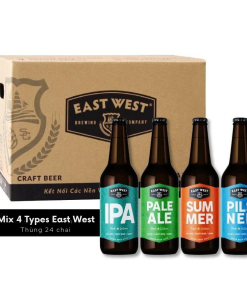 Bia Craft East West Mix 4 Types - Thùng 24 Chai 330ml