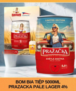 Bia Tiệp Prazacka Pale Lager 4% – Thùng 2 Bom 5L