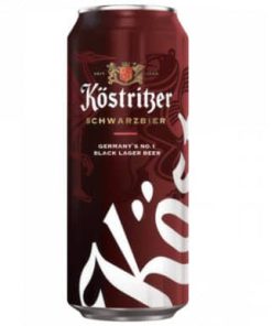 Bia Đức Kostritzer Schwarzbier 4.8% – Thùng 24 Lon 500ml