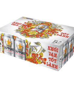 Alternative view of Bia Sapporo Premium 5%  – Thùng 24 Lon 330ml