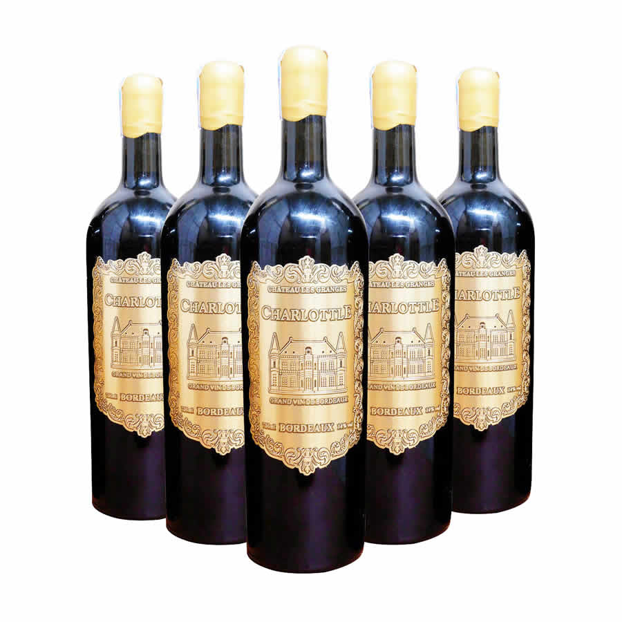 Rượu Vang Pháp Charlottle Bordeaux Cabernet Sauvignon 14% – Chai 750ml