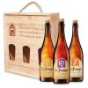 Hộp Quà Gỗ Bia Hà Lan La Trappe Mix – Set 3 Chai 750ml