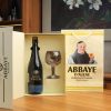 Hộp Quà Bia Bỉ Abbaye D’Aulne Premier Cru 9% - Set 1 Chai 750ml + 1 Ly