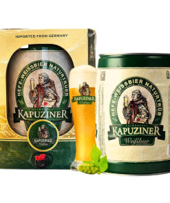 Bia Đức Kapuziner Weissbier 5.4% -  Thùng 2 Bom 5L