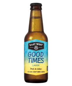 Bia East West Good Times Lager 4.2% - Thùng 20 Chai 250ml