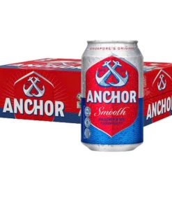 Bia Campuchia Anchor Smooth 5% - Thùng 24 Lon 330ml