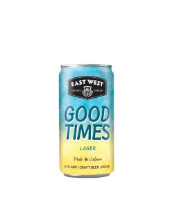 Bia East West Good Times Lager 4.2% - Thùng 20 Lon 250ml