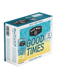 Alternative view of Bia East West Good Times Lager 4.2% - Thùng 12 Lon 500ml