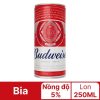 Bia Budweiser Party Pack 5% - Thùng 24 Lon 250ml