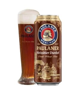 Bia Đức Paulaner Weissbier Dunkel 5.3% – Thùng 24 Lon 500ml