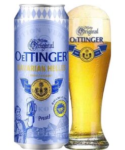 Bia Đức Oettinger Bavarian Helles 4.7% – Thùng 24 Lon 500ml