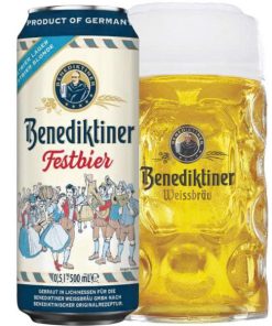 Bia Đức Benediktiner Festbier 5.8% - Thùng 24 Lon 500ml