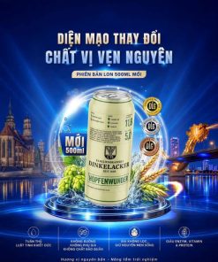 Bia Đức Dinkelacker Hopfenwunder 5% – Thùng 24 Lon 500ml