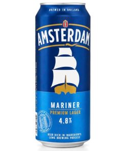 Bia Hà Lan Amsterdam Mariner 4.8% – Thùng 24 Lon 500ml (HSD Sale: 17/03/27)