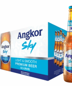 Bia Campuchia Angkor Sky Premium 4% - Thùng 24 Chai 330ml