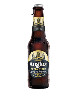 Bia Campuchia Angkor Extra Stout 8% - Thùng 24 Chai 330ml