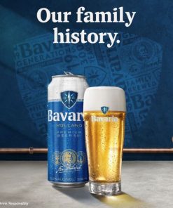 Bia Hà Lan Bia Bavaria Premium Pilsner 5% – Thùng 24 Lon 500ml