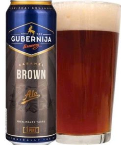Bia Litva Gubernija Brown Ale 5.9% – Thùng 24 Lon 568ml